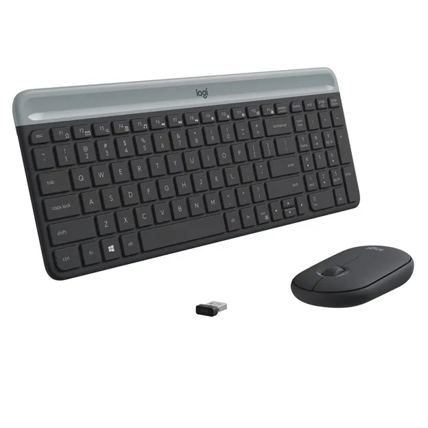 Set Tastatură + Mouse Logitech MK470, Fără fir, Negru