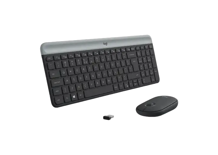 Set Tastatură + Mouse Logitech MK470, Fără fir, Negru