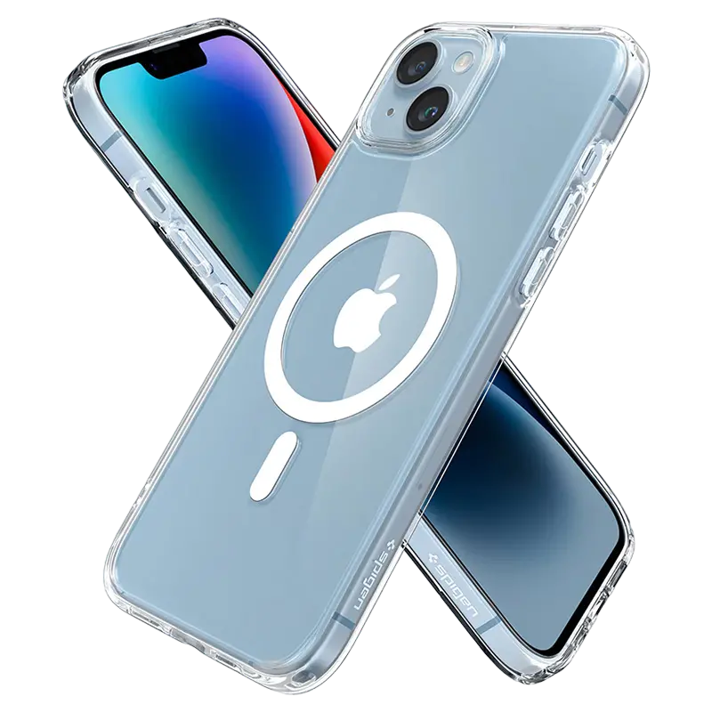 Husă Spigen iPhone 14, Ultra Hybrid Mag Magsafe, Alb