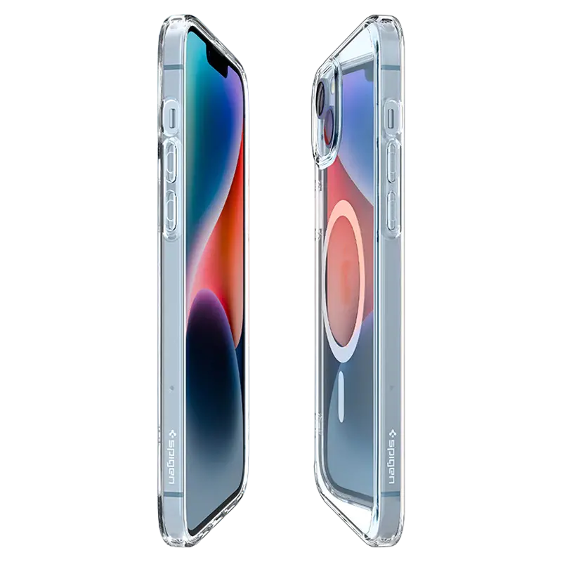 Husă Spigen iPhone 14, Ultra Hybrid Mag Magsafe, Alb