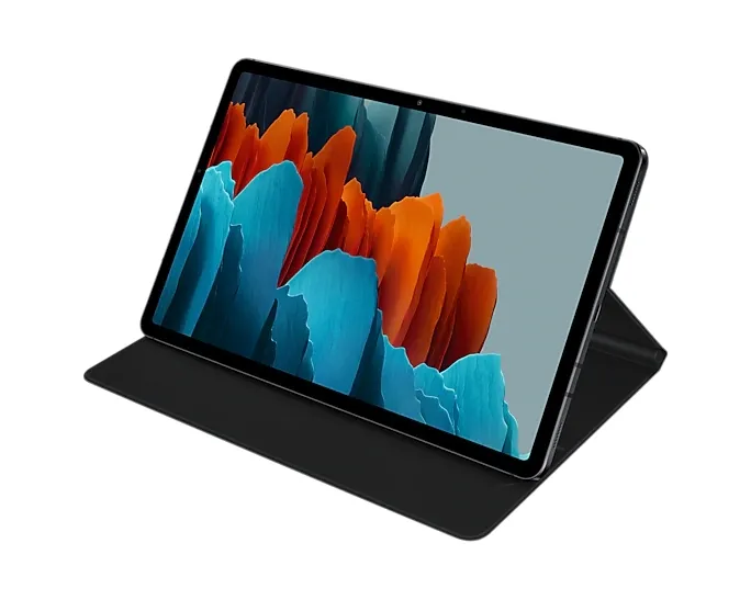 Husă pentru tabletă Samsung Tab S7 Book Cover, 11", Poliuretan, Negru