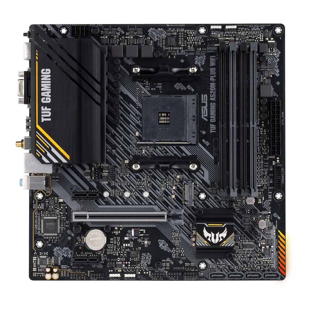 Placă de bază ASUS TUF GAMING A520M-PLUS, AM4, AMD A520, Micro-ATX