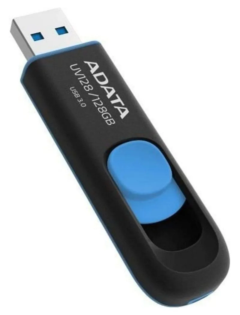 Memorie USB ADATA UV128, 256GB, Negru/Albastru