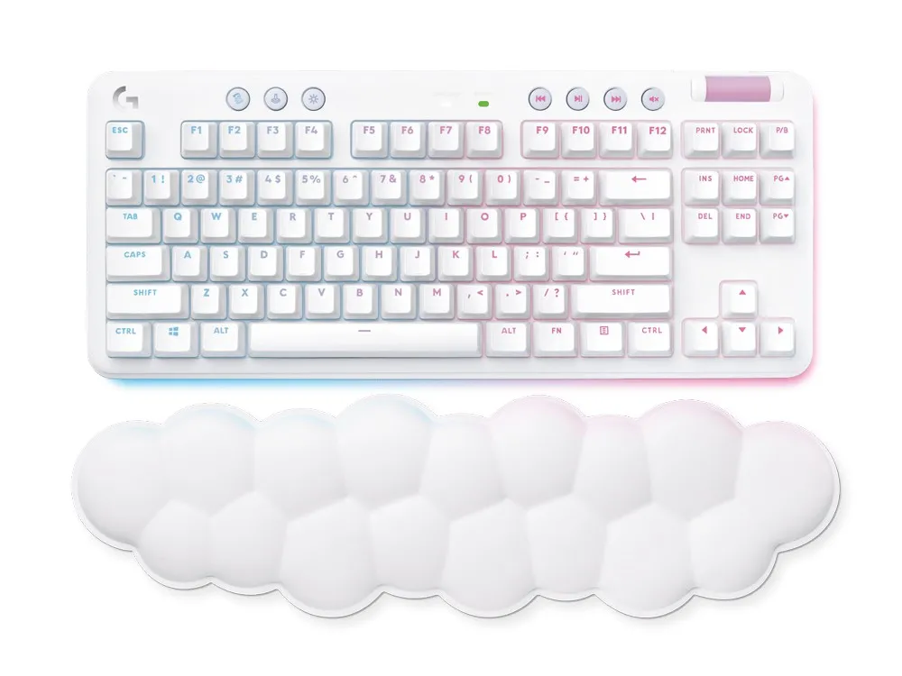 Tastatură Logitech G715, Fără fir, Alb