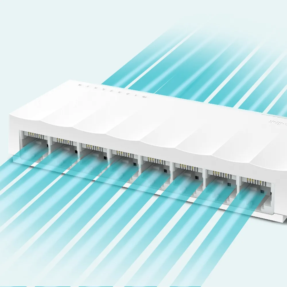 Switch de rețea TP-LINK LS1008, 8x 10/100 Mbps