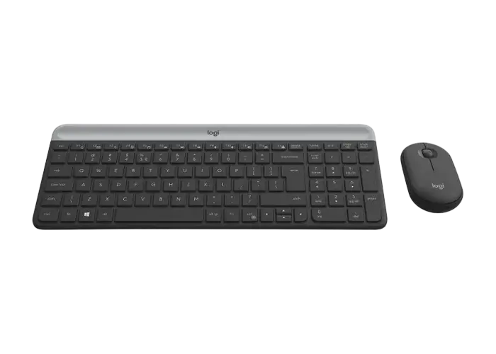 Set Tastatură + Mouse Logitech MK470, Fără fir, Negru