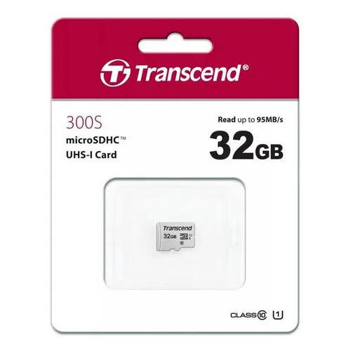 Card de Memorie Transcend microSDHC Class 10, 32GB (TS32GUSD300S)