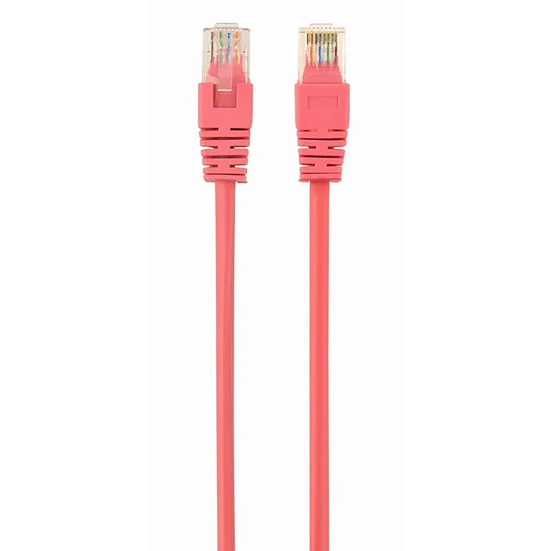 Patch cord Cablexpert PP12-0.5M/RO, CAT5e UTP, 0,5m, Roz