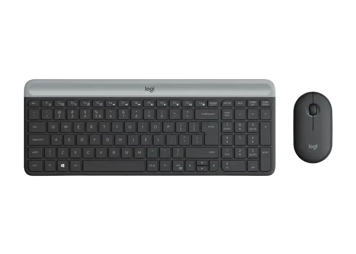 Set Tastatură + Mouse Logitech MK470, Fără fir, Negru