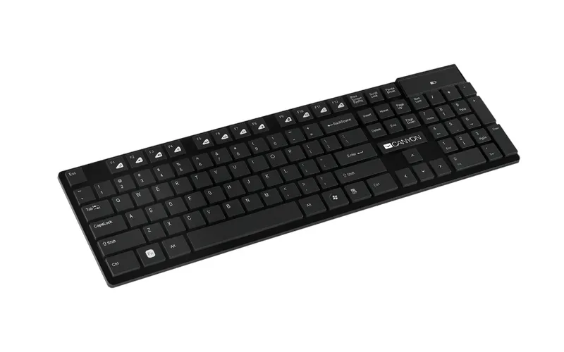 Tastatură Canyon HKB-W2, Fără fir, Negru