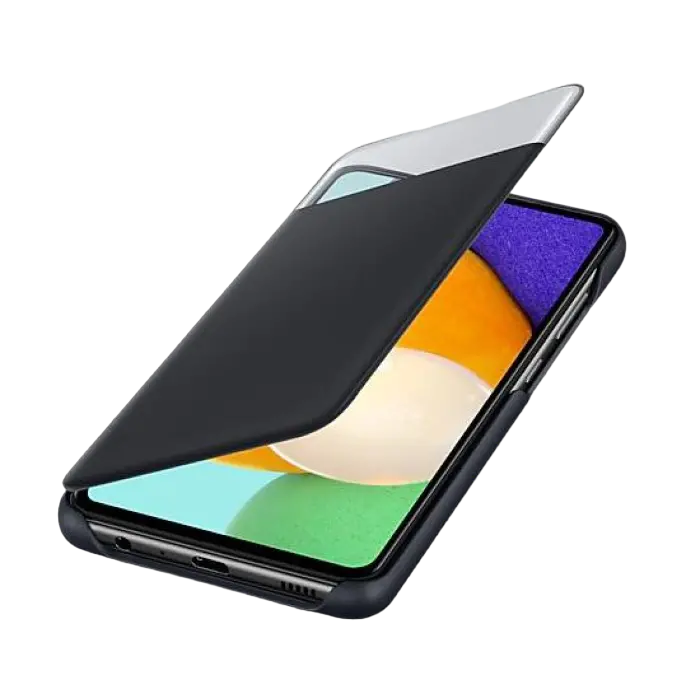 Husă tip carte Samsung S View Wallet Cover Galaxy A52, Negru