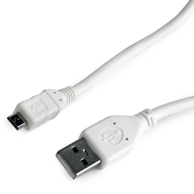 Cablu încărcare și sincronizare Cablexpert CCP-mUSB2-AMBM-W-0.5M, USB Type-A/micro-USB, 0,5m, Alb