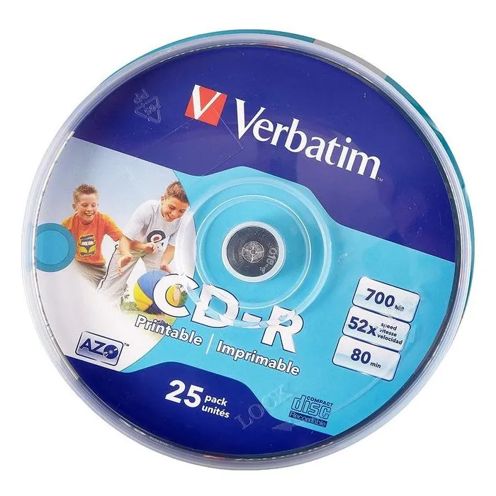 CD Verbatim VPR25 (43439), 25buc, Cake