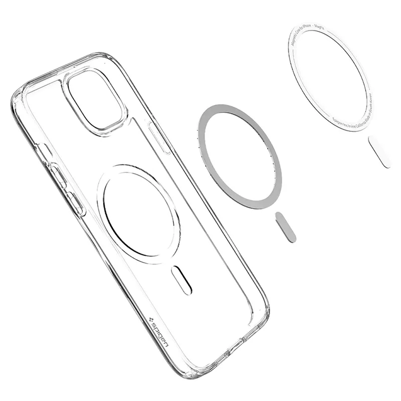 Husă Spigen iPhone 14, Ultra Hybrid Mag Magsafe, Alb