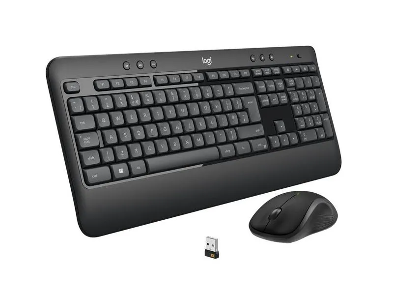 Set Tastatură + Mouse Logitech MK540, Fără fir, Negru