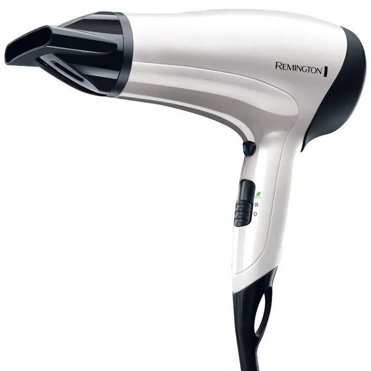 Uscător de păr Remington Power Volume D3015, 2000 W, Alb | Negru