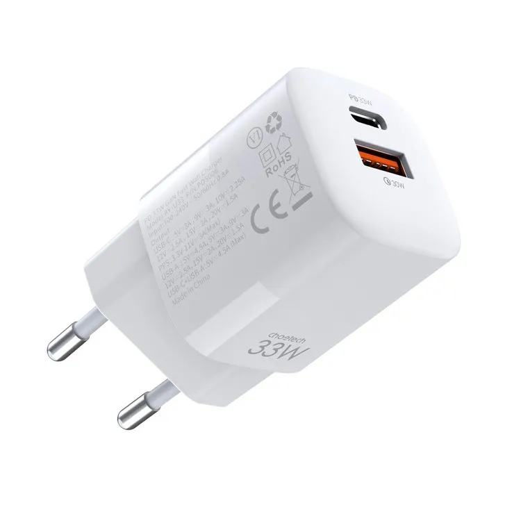 Încărcător Choetech PD5006-WH, 33W, Alb