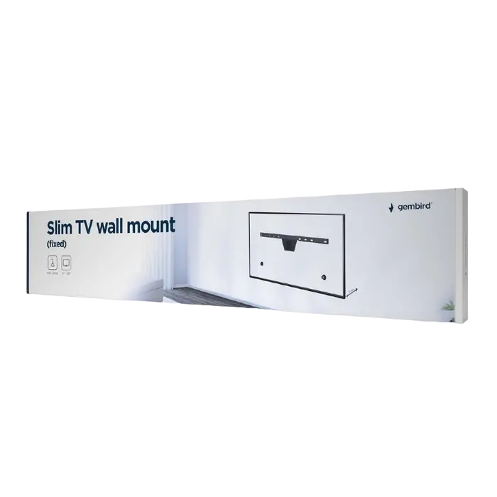 Suport fixat pe perete Gembird WM-S80F-01, Negru