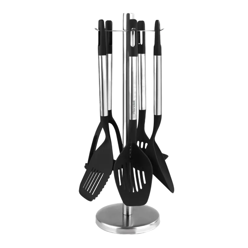 Set de ustensile de bucătărie Rondell RD-1424, Negru