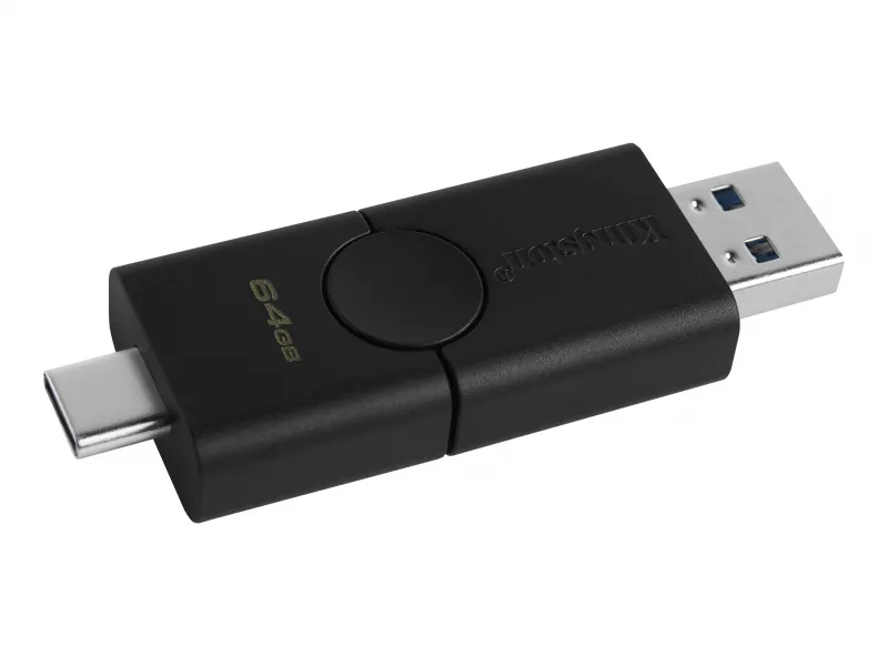 Memorie USB Kingston DataTraveler Duo, 64GB, Negru