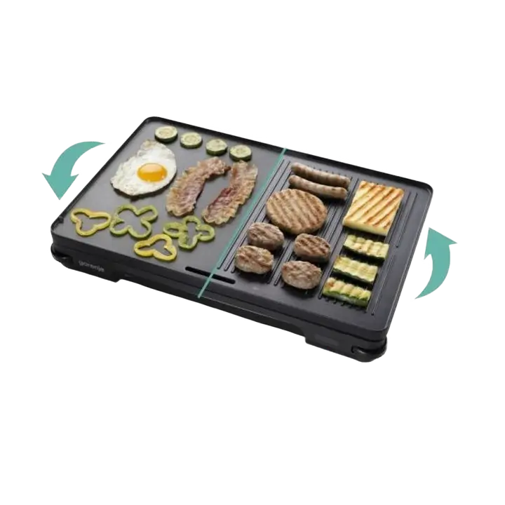 Grătar electric Gorenje TG2000LCB, 1800 W, Negru