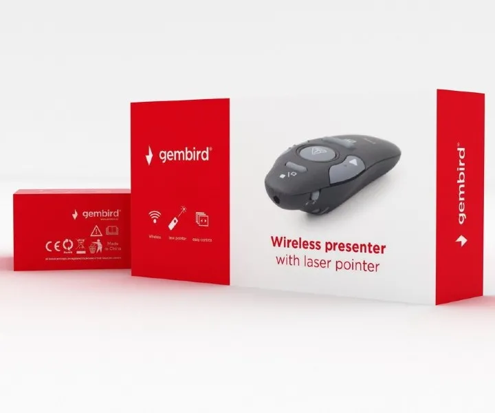 Prezentator Gembird WP-L-01, Negru