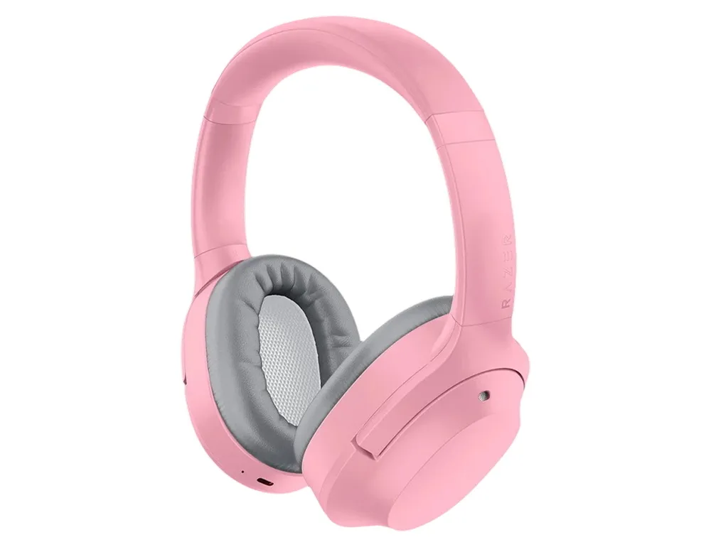 Wireless Gaming Headset Razer Opus X, 2x40mm drivers, 20-20kHz, ANC, 270g., 30-40hrs, BT 5.0, Pink
