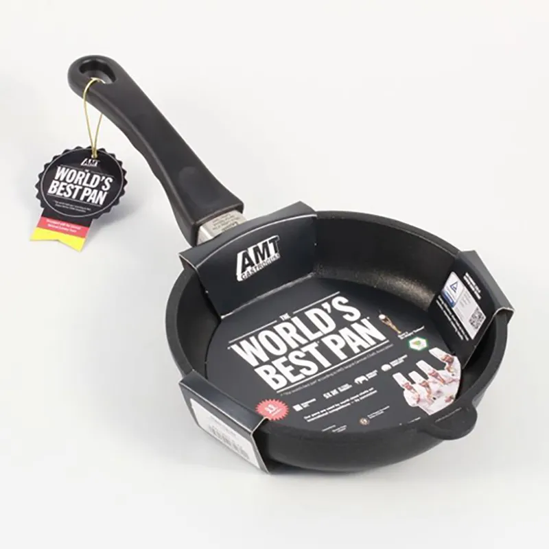 Tigaie AMT Gastroguss AMTI-520-E, 1L, 20cm, Negru