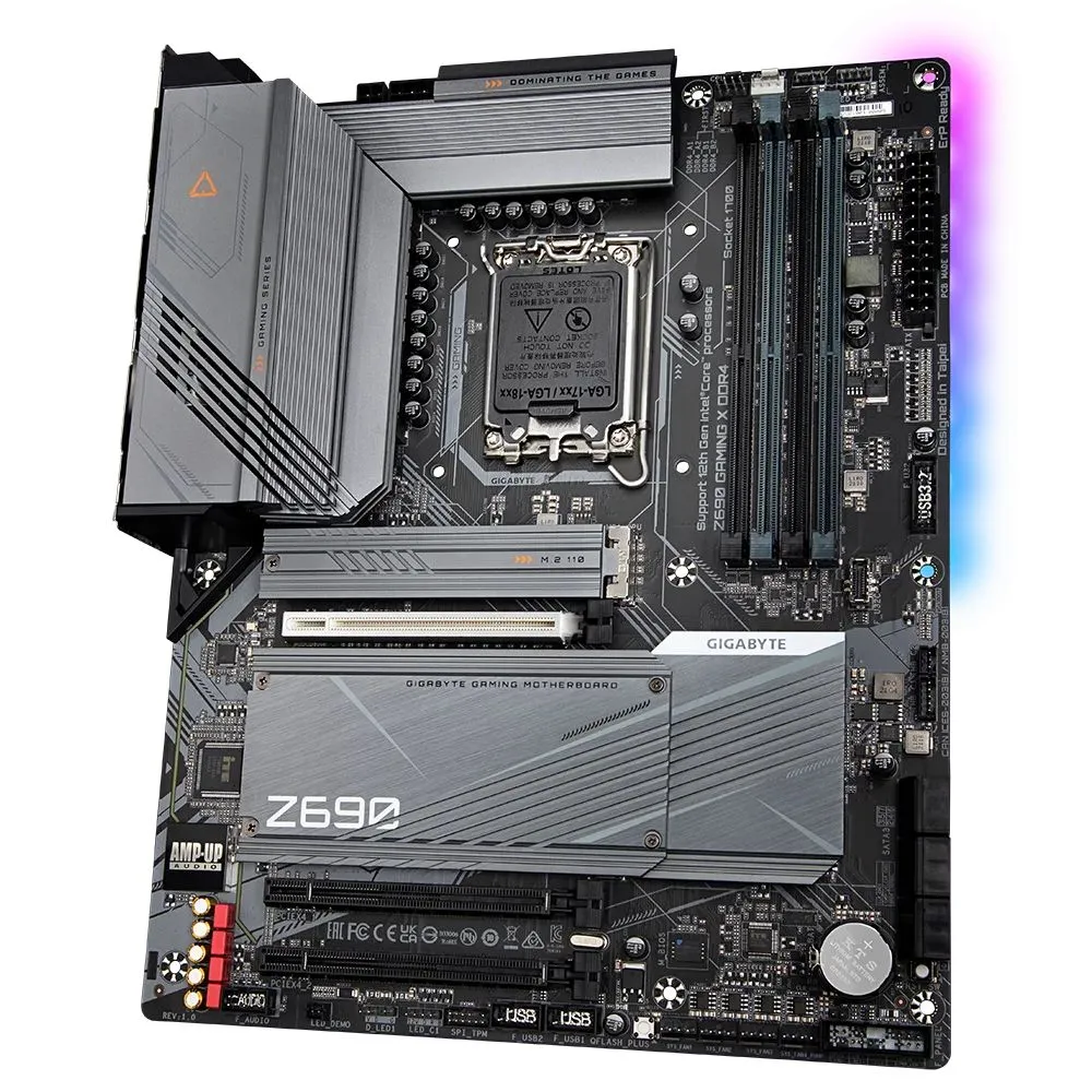Placă de bază Gigabyte Z690 GAMING X DDR4, LGA1700, Intel Z690, ATX