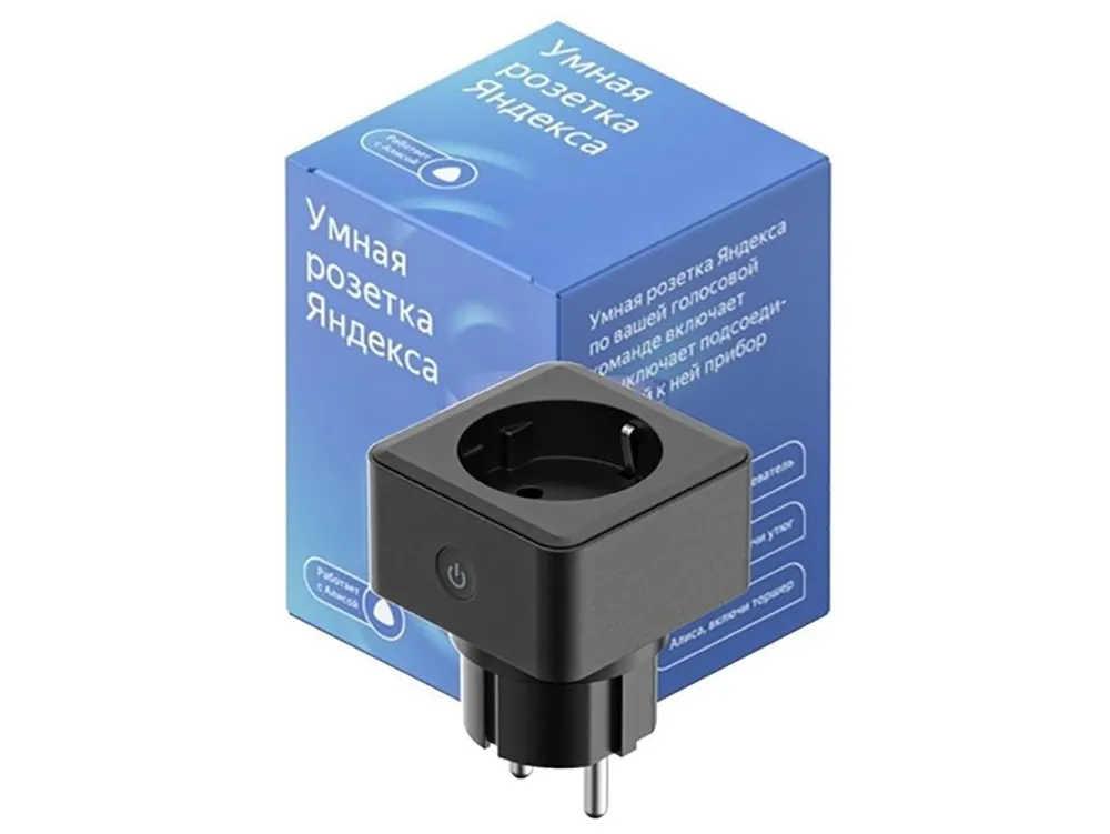 Priză inteligentă Yandex YNDX-0007B, Negru