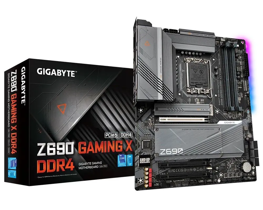 Placă de bază Gigabyte Z690 GAMING X DDR4, LGA1700, Intel Z690, ATX
