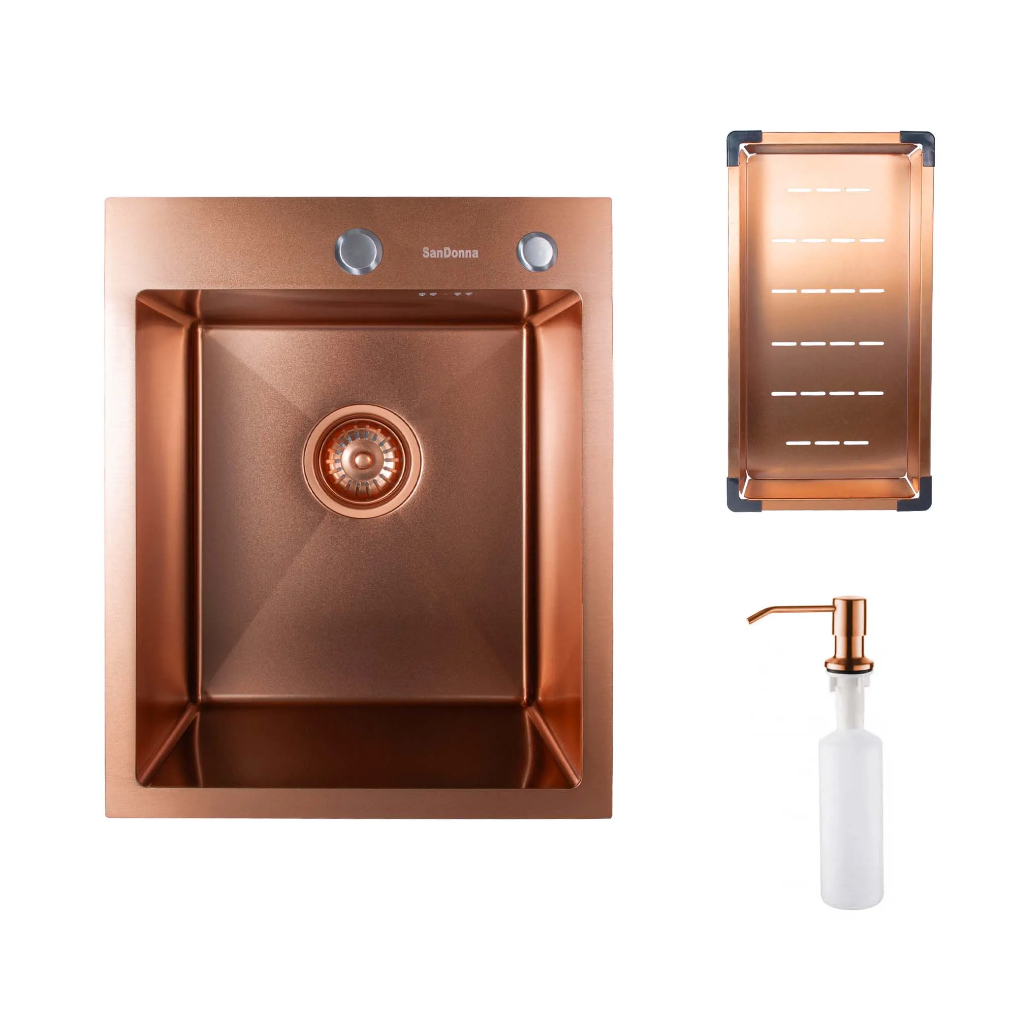 Chiuveta handmade SanDonna HD4050 (Copper)