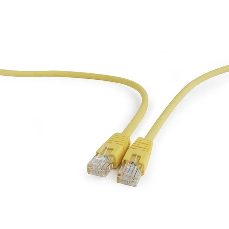 Patch cord Cablexpert PP12-0.25M/Y, CAT5e UTP, 0,25m, Galben