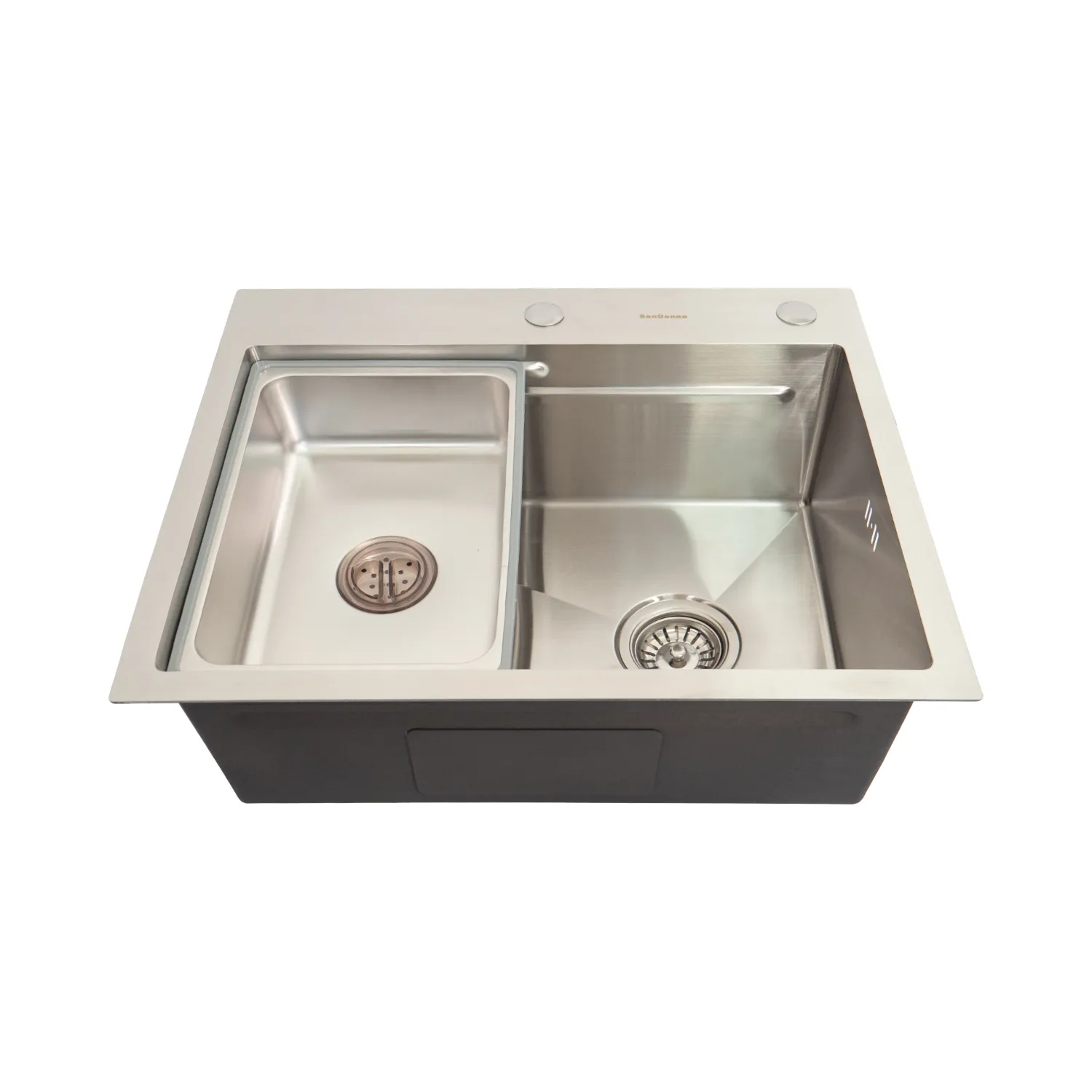 Chiuveta handmade SanDonna HD6050 (Crom Satin)