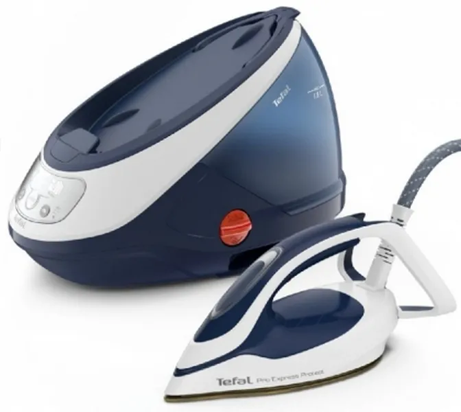 Fier de călcat cu generator de abur Tefal GV9221E0, 2600W, Albastru