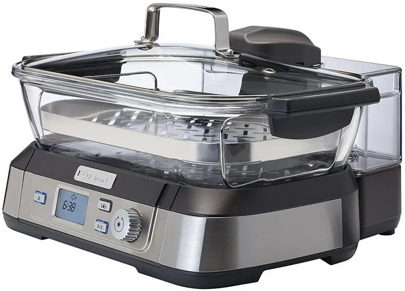 Aparat de gătit cu aburi Cuisinart STM1000E, Oțel inoxidabil