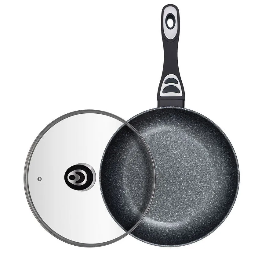 Tigaie RESTO 93153, 26cm, Negru