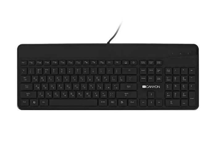 Tastatură Canyon HKB5, Cu fir, Negru