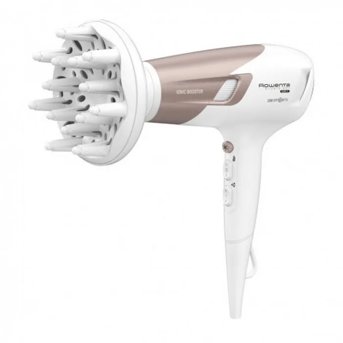 Uscător de păr Rowenta Studio Dry Glow CV5830F0, 2100 W, Alb | Roz