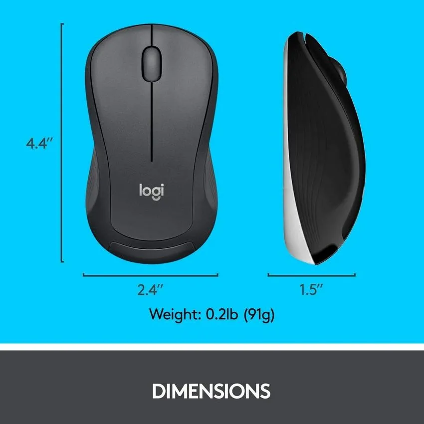 Set Tastatură + Mouse Logitech MK540, Fără fir, Negru