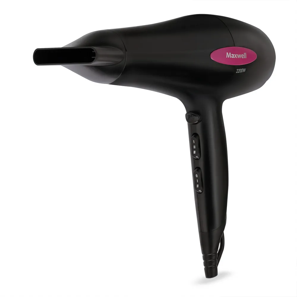 Uscător de păr Maxwell MW-2024, 2200 W, Negru