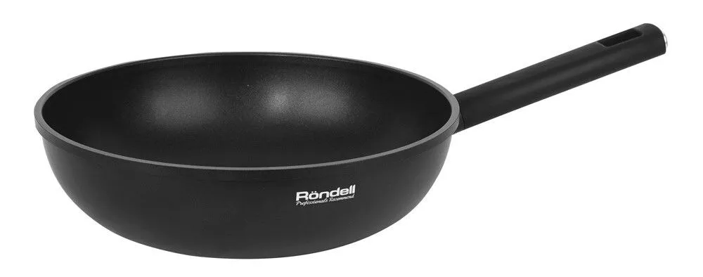 Tigaie WOK Rondell RDA-1405, 28cm, Negru