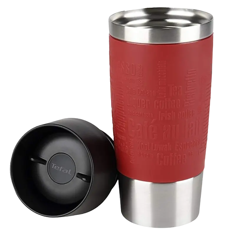 Cană termos Tefal K3084114, 0,36L, Roșu