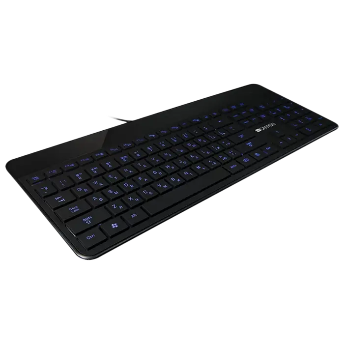 Tastatură Canyon HKB5, Cu fir, Negru
