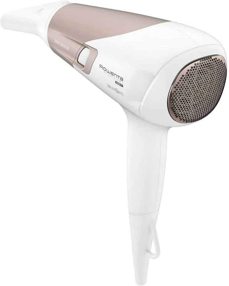 Uscător de păr Rowenta Studio Dry Glow CV5830F0, 2100 W, Alb | Roz