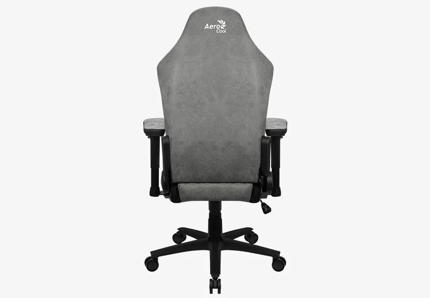 Gaming Chair AeroCool Crown AeroSuede Stone Grey, User max load up to 150kg / height 170-190cm
