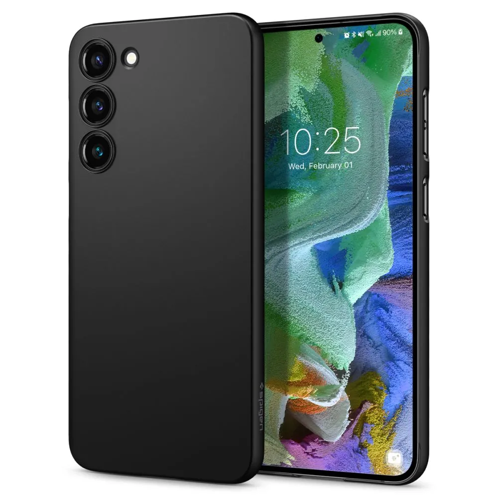 Husă Spigen Samsung S23+, Airskin, Negru