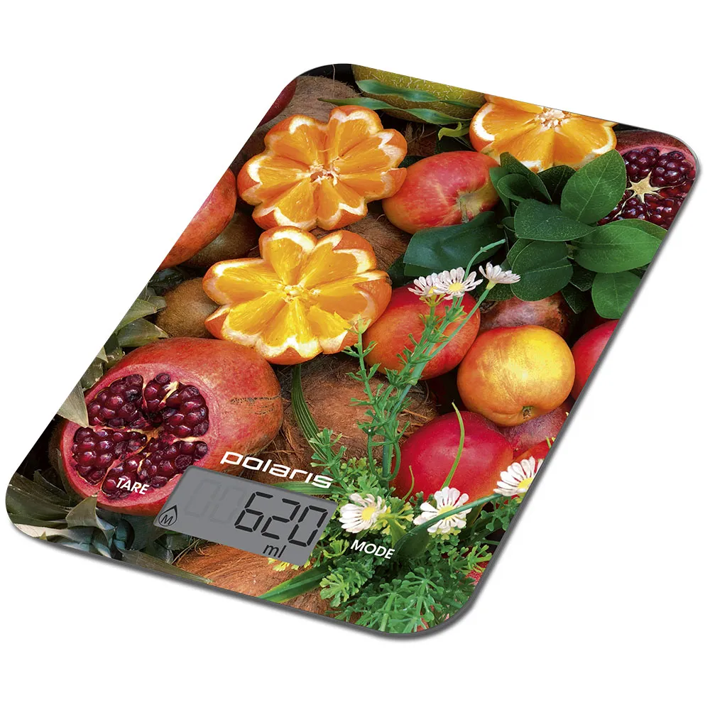 Cântar electronic de bucătărie Polaris PKS1057DG, Multicolor