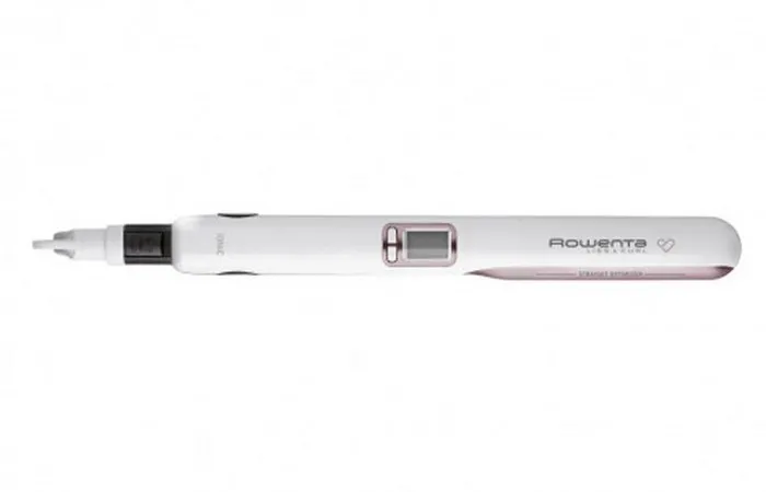 Placă de îndreptat părul Rowenta Premium Care Liss & Curl SF7660F0, Alb | Roz