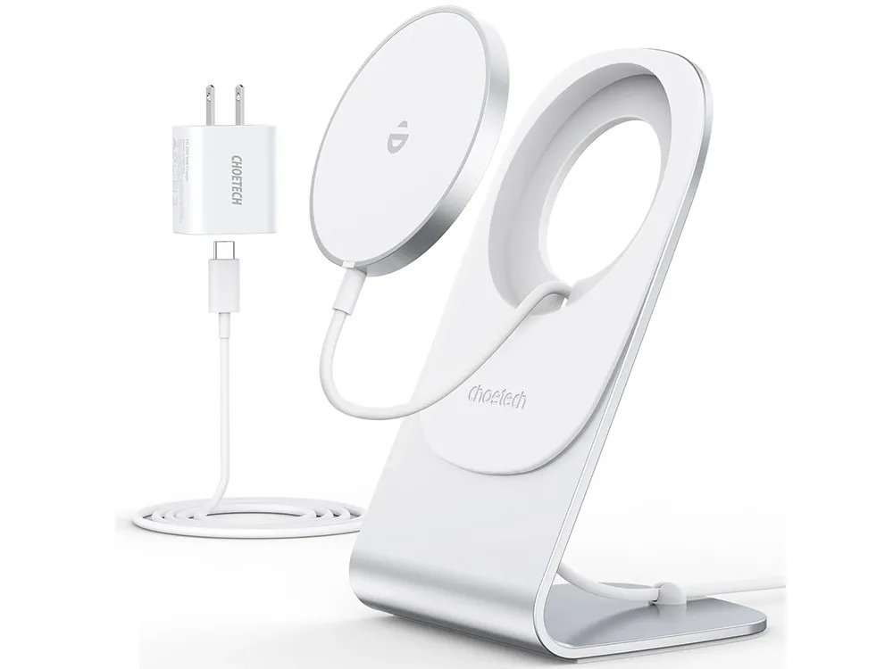 Încărcător wireless Choetech H047, 20W, Argintiu